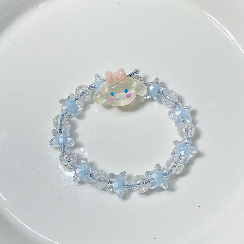 Playful bracelet with stars and cute pendant Stornfield