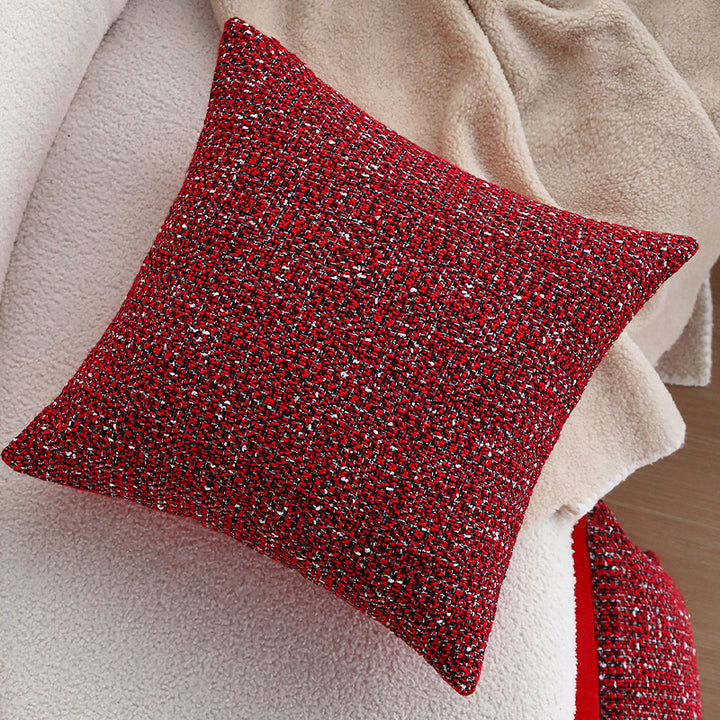 Decorative pillow with textured design