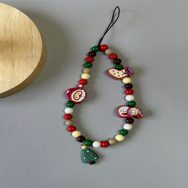 Holiday-Themed Beaded Eyewear Strap Stornfield