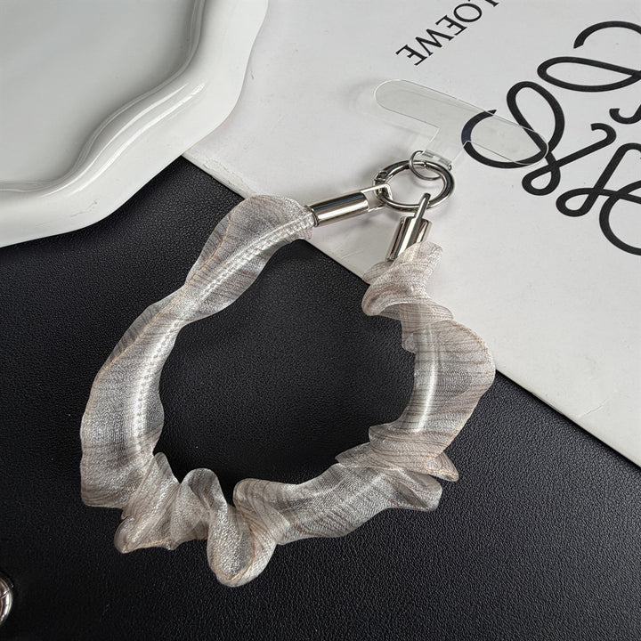 Ruffled Hair Tie Keychain Holder Stornfield