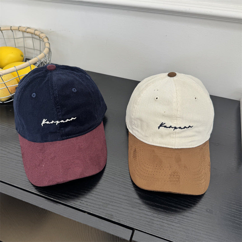 Men's Corduroy Brimmed Baseball Cap Stornfield