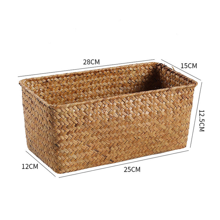Unisex storage basket made of natural materials Stornfield