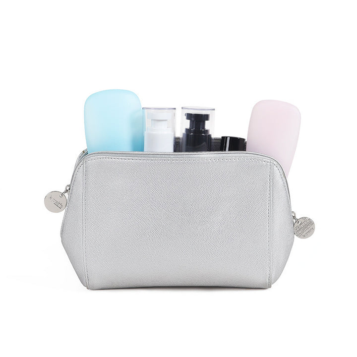 Premium Textured Cosmetic Pouch