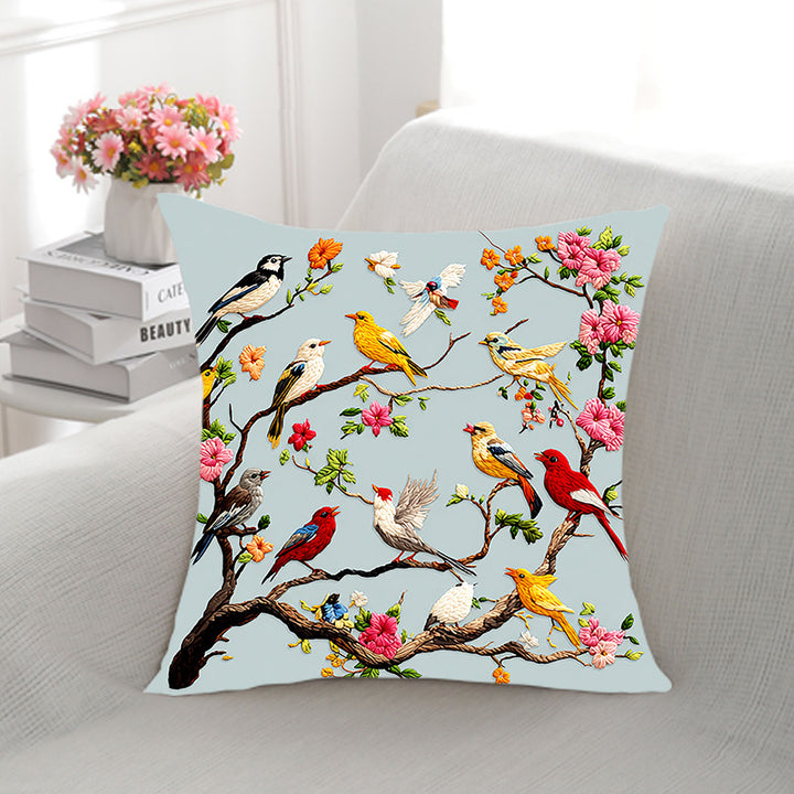 Artistic Ram Print Decorative Pillow
