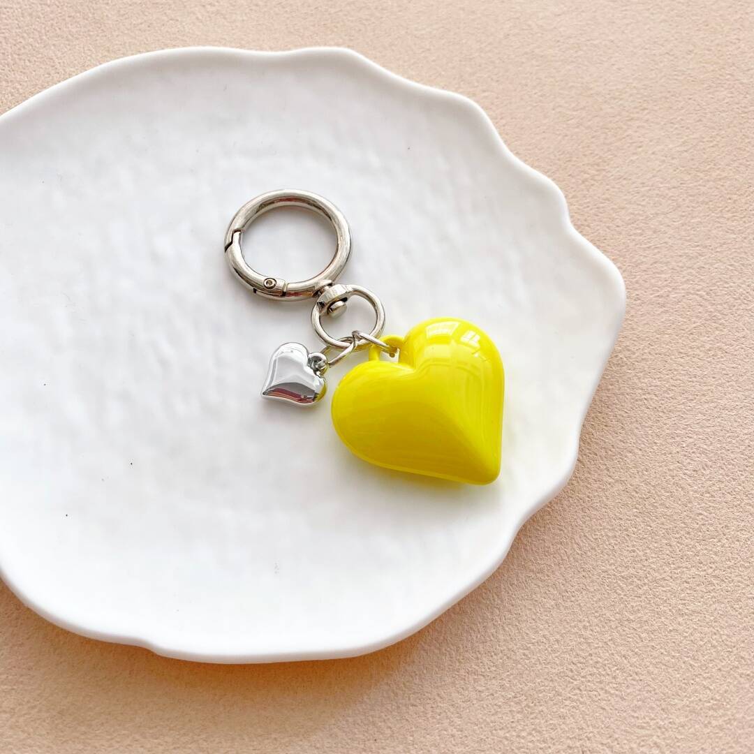 Heart-Shaped Charm Keychain Stornfield
