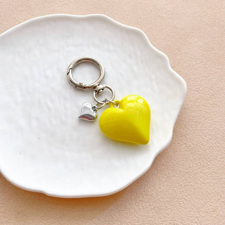 Heart-Shaped Charm Keychain Stornfield