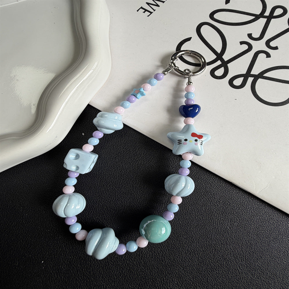 Decorative Beaded Charm Phone Lanyard Stornfield 1790135831