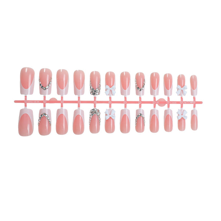 Decorative Rhinestone Press-On Nail Set Stornfield