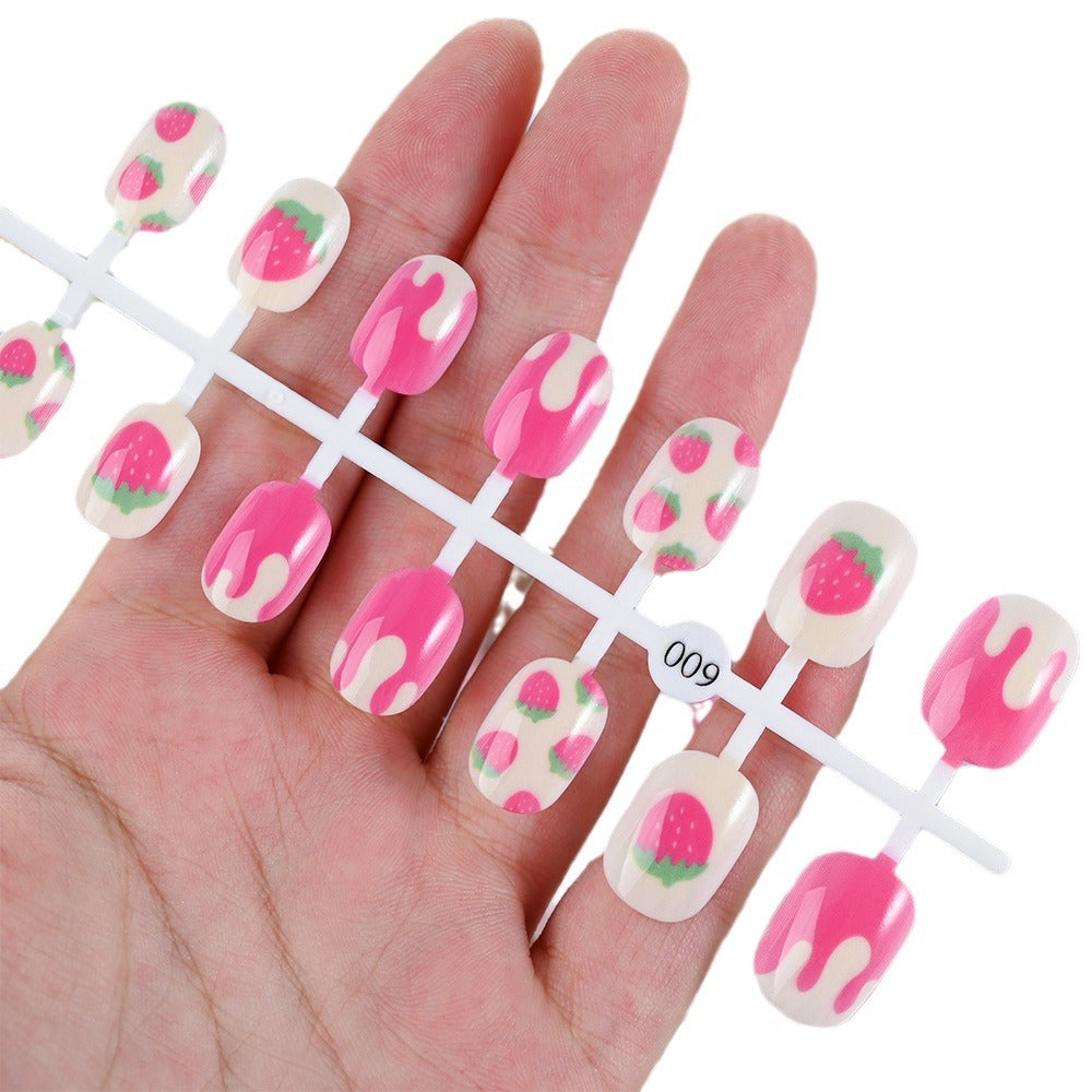 Children's Fun-Themed Press-On Nail Set Stornfield