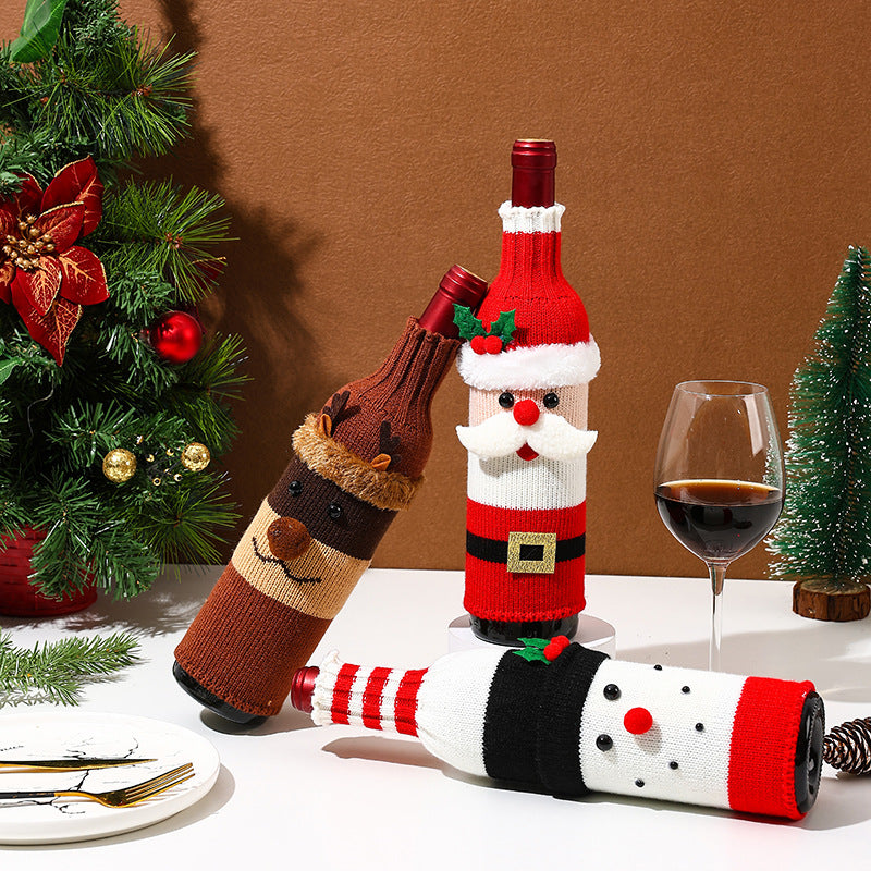 Christmas gift wine bottle sleeve Stornfield