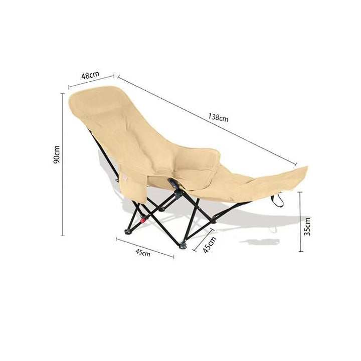 Practical camping lounge chair Stornfield