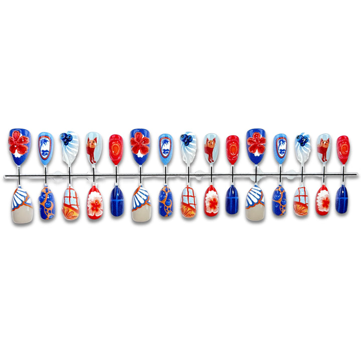 Decorative Artistic Press-On Nail Collection