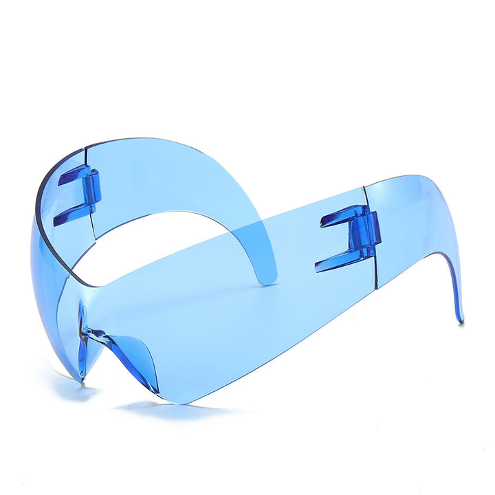 Futuristic Oversized Shield Sunglasses Stornfield