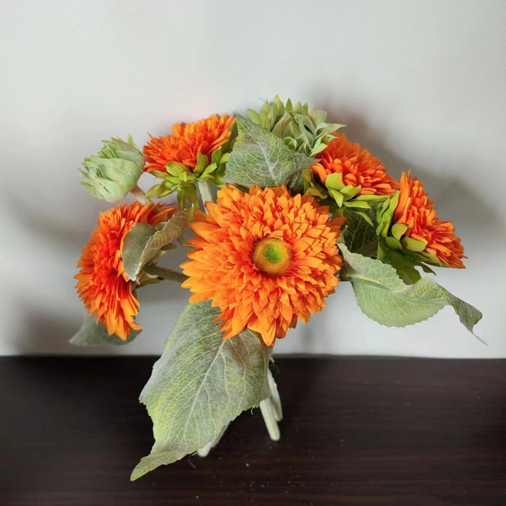Lifelike Sunflower Bouquet