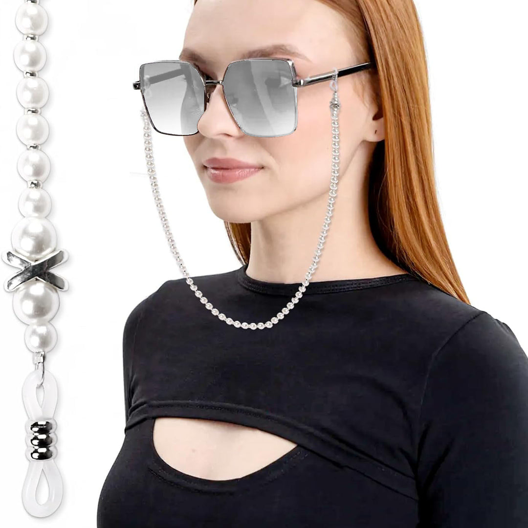 Stylish Pearl Beaded Eyewear Chain Stornfield