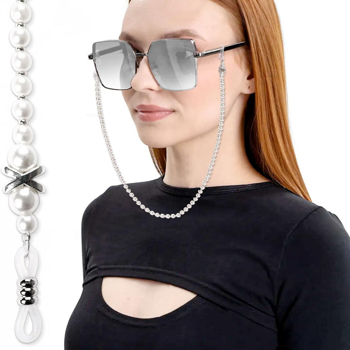 Stylish Pearl Beaded Eyewear Chain Stornfield