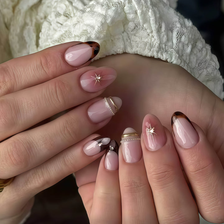 Glamorous Decorative Press-On Nail Art Stornfield