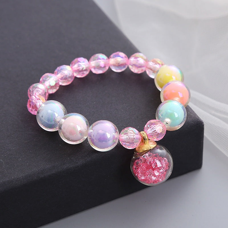 Bracelet Made of Colorful Glass Beads Stornfield