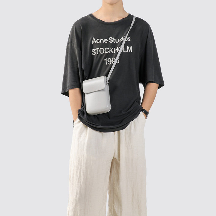 Compact Leather Crossbody Pouch Stornfield