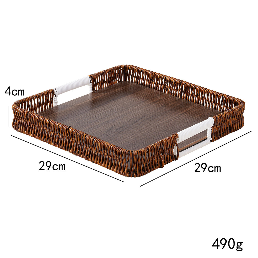 Decorative Woven Serving Tray Stornfield