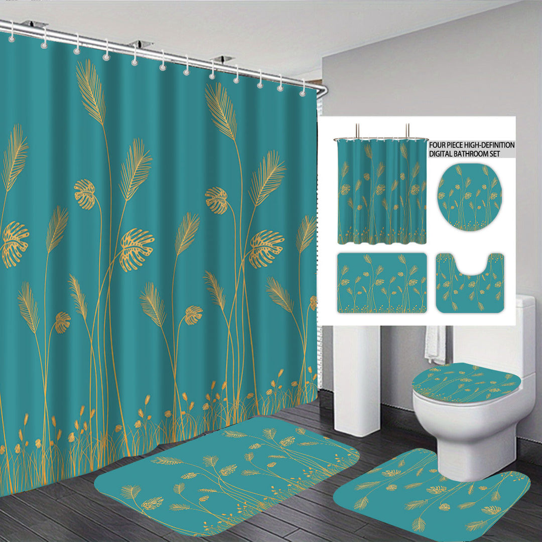 Digital Botanical Bathroom Décor Set Stornfield