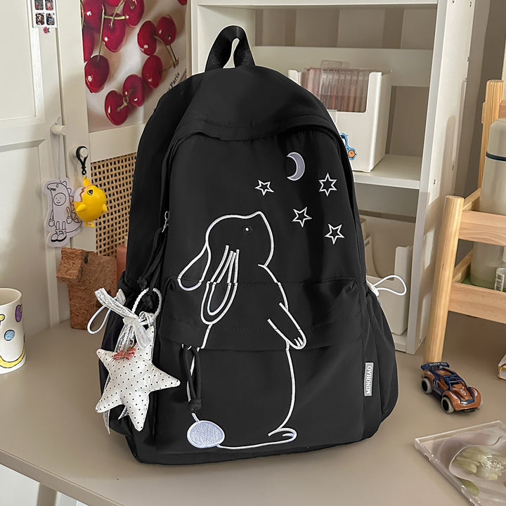 Adorable Cartoon Bunny-Designed Backpack Stornfield