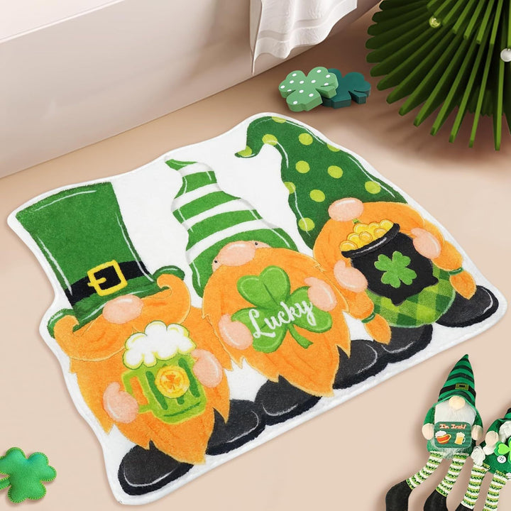 St. Patrick's Day Themed Plush Bath Mat