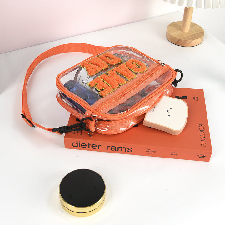 Transparent shoulder bag with clever design Stornfield