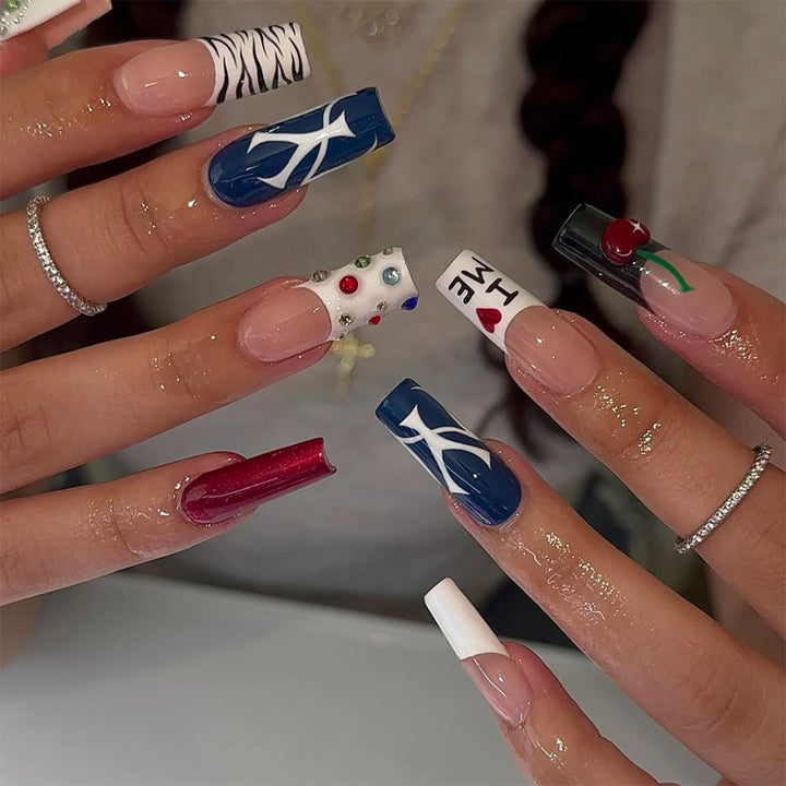 Artificial nails with creative designs Stornfield