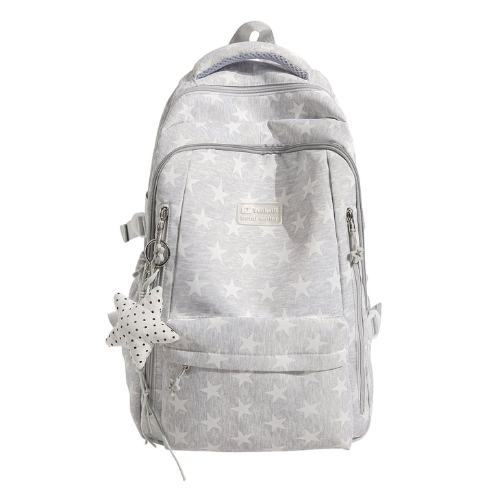 Trendy Star-Print School Backpack Stornfield
