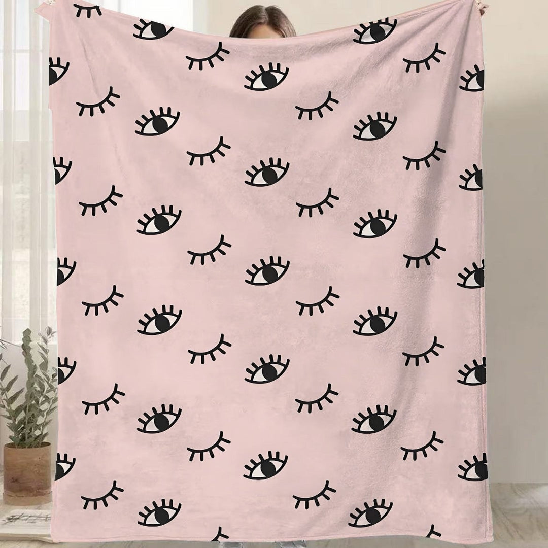 Artistic Patterned Throw Blanket