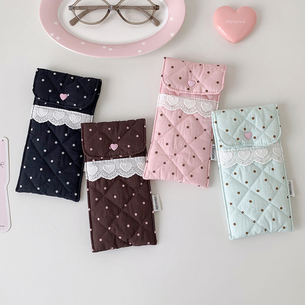 Quilted Heart Detail Pencil Case Stornfield