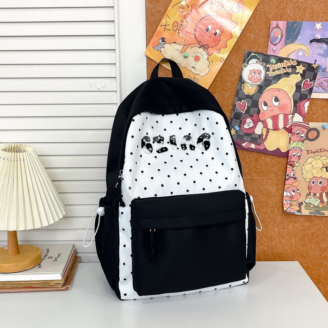 Cute Polka Dot Patterned Backpack Stornfield