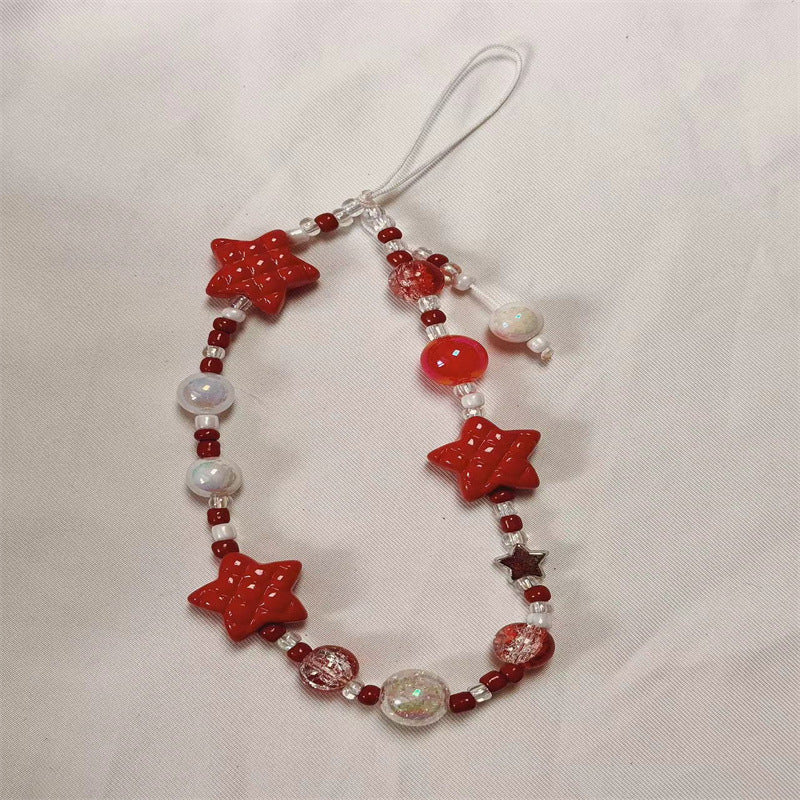 Decorative Star Beaded Charm Lanyard Stornfield