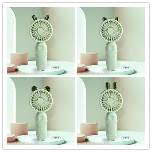 Ladies portable mini hand fan with delightful animal design Stornfield