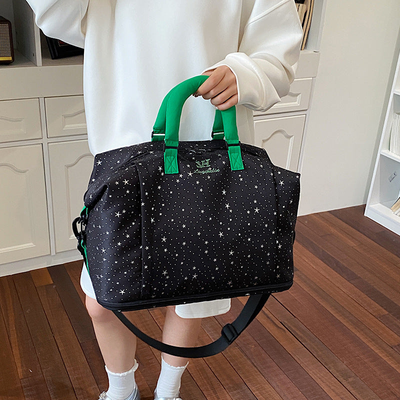 Stylish Star-Print Weekender Bag Stornfield