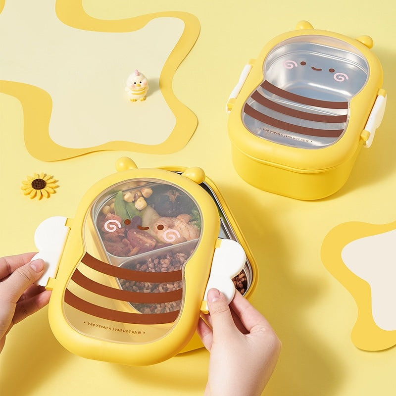 Cute Bee-Themed Snack Storage Box