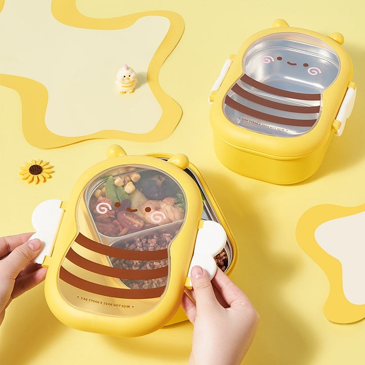 Cute Bee-Themed Snack Storage Box