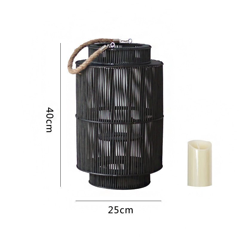 Decorative Rattan Lantern Stornfield