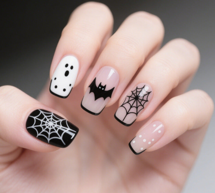Artistic Halloween Themed Nail Art Stornfield