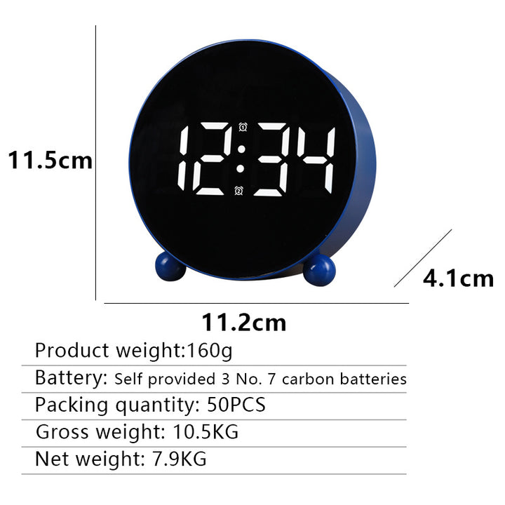 Digital Alarm Clock with Large LED Display and Temperature Display Stornfield