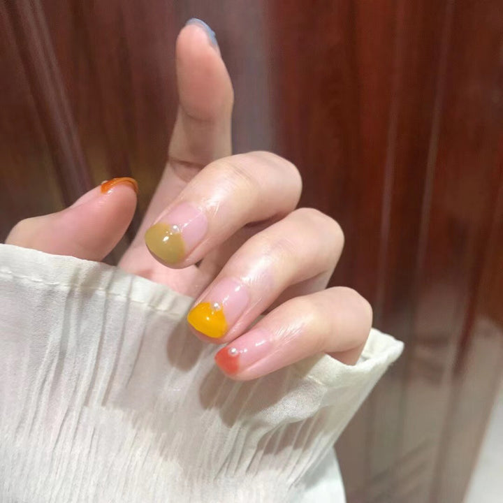 Creative artificial nails with geometric accents Stornfield