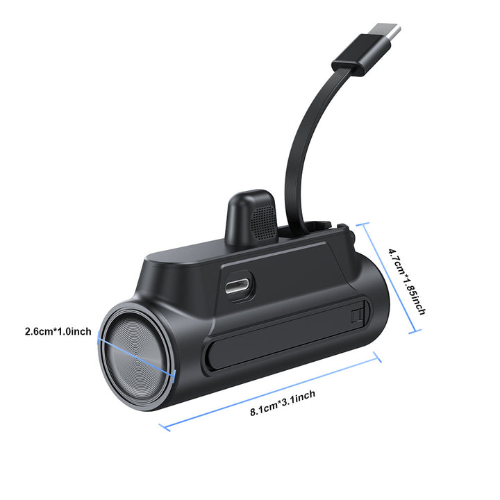 Mini Powerbank with Integrated Charging Cable Stornfield