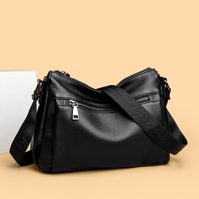 Textured Leather Crossbody Bag Stornfield