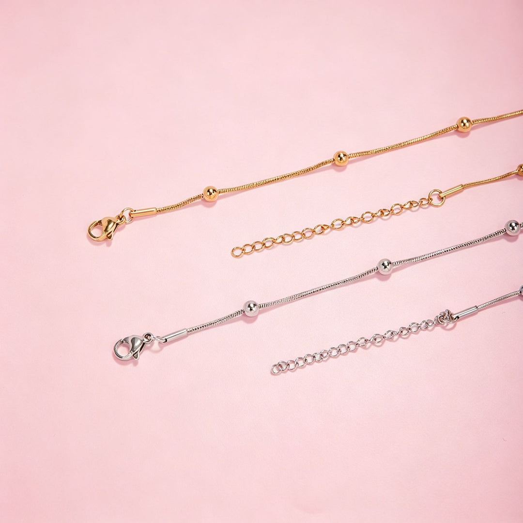 Adjustable Beaded Chain Bracelet Stornfield