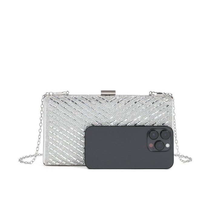 Opulent Crystal-Embellished Evening Clutch