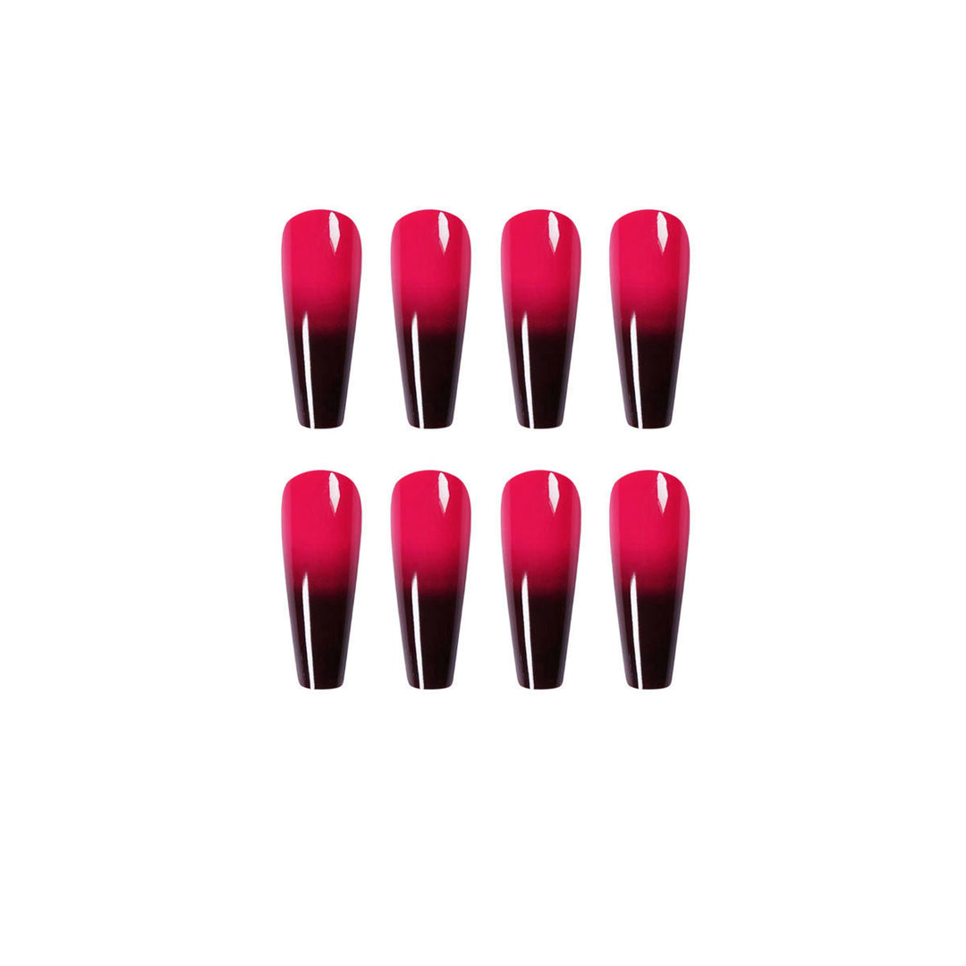 Artificial nail extensions with ombre effect Stornfield