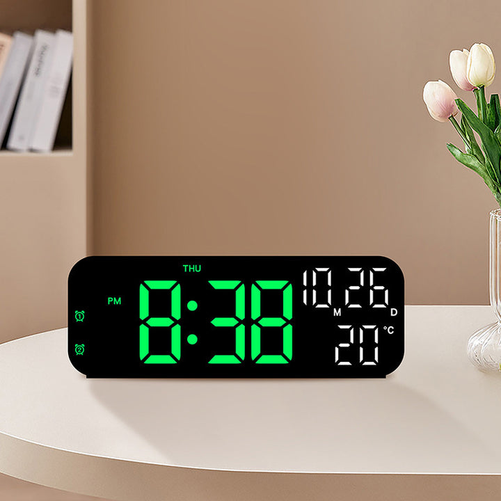 Digital Alarm Clock with Large LED Display and Weather Function Stornfield