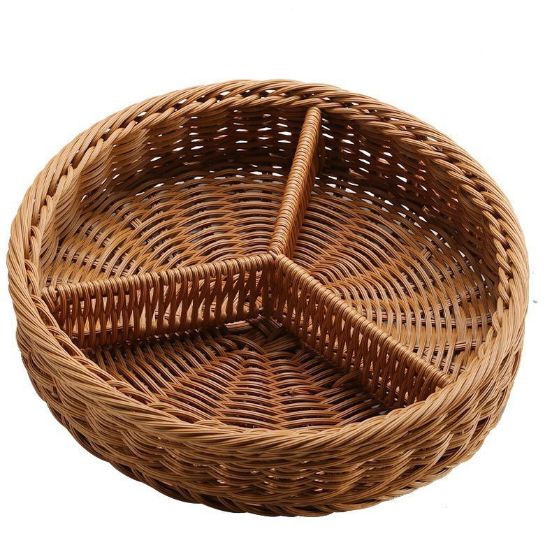 Multi-Compartment Woven Serving Tray Stornfield