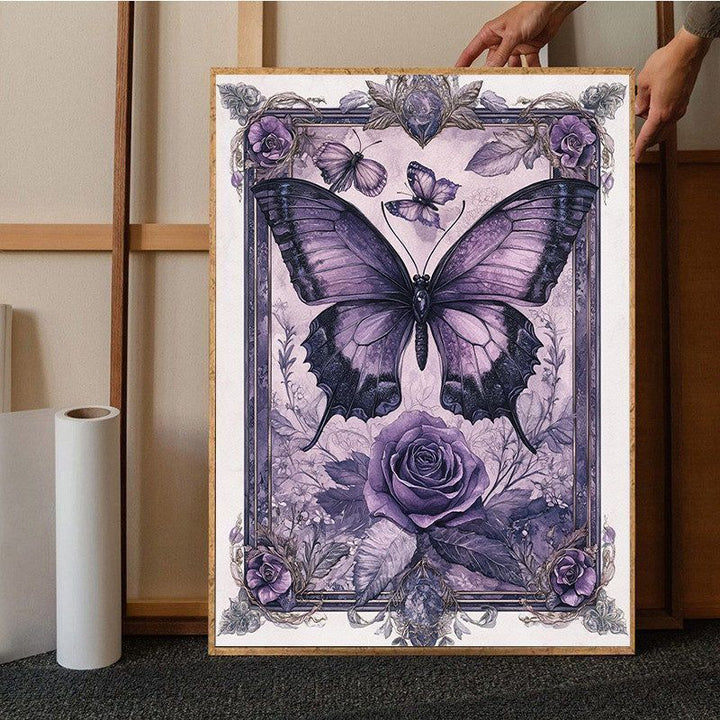 Butterfly-Themed Decorative Art Print Stornfield